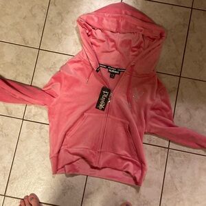 Playboy Pink Women's zip up Hoddie